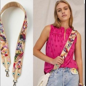 Anthropologie Floral Bagstrap